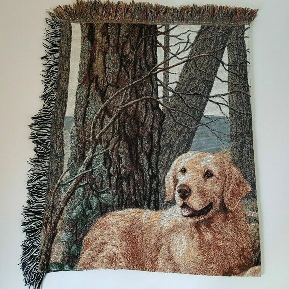 Linda Picken Labrador Retriever Dogs Throw Blanket - Picture 4 of 6